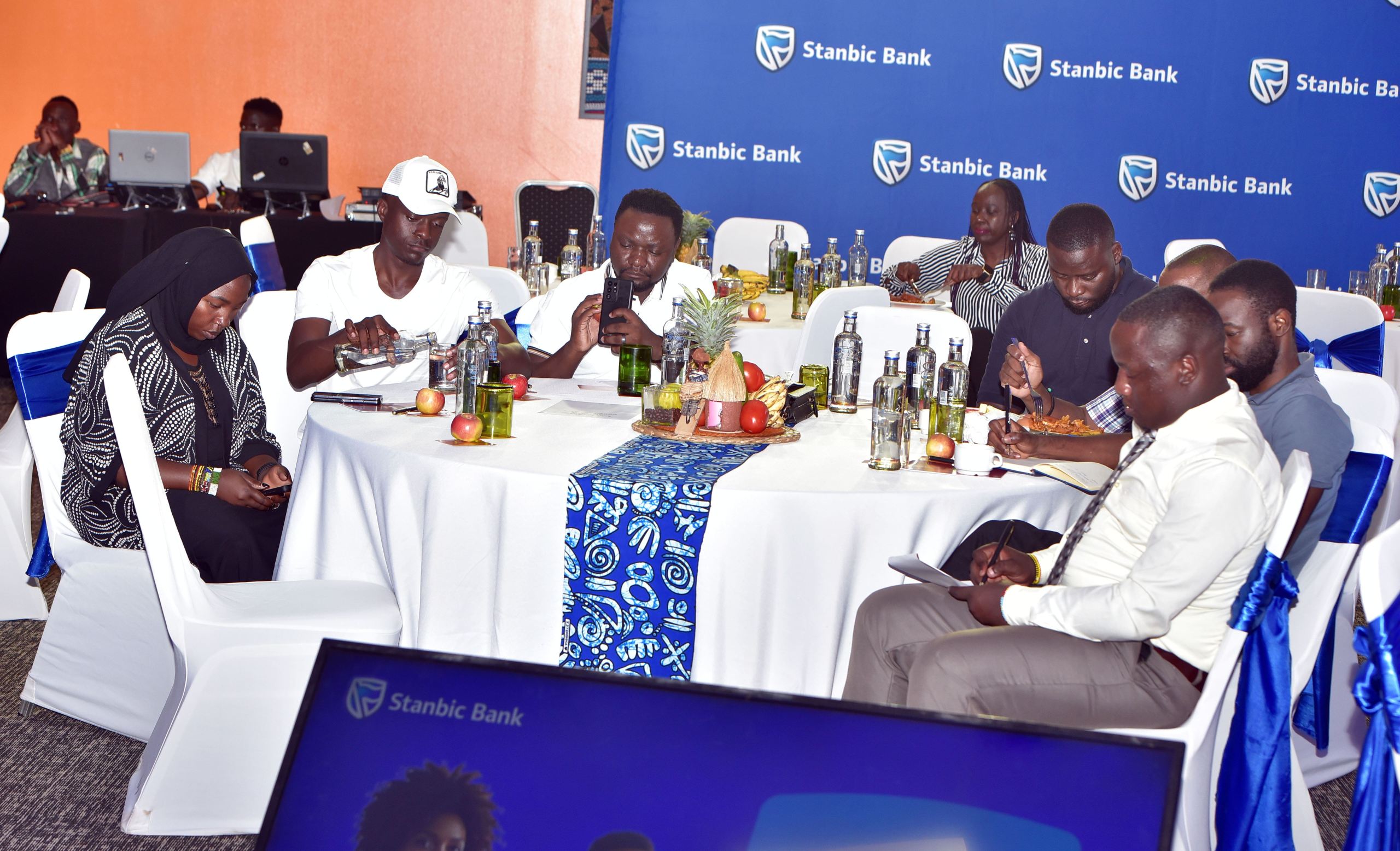 Some media personalities during the engagement.