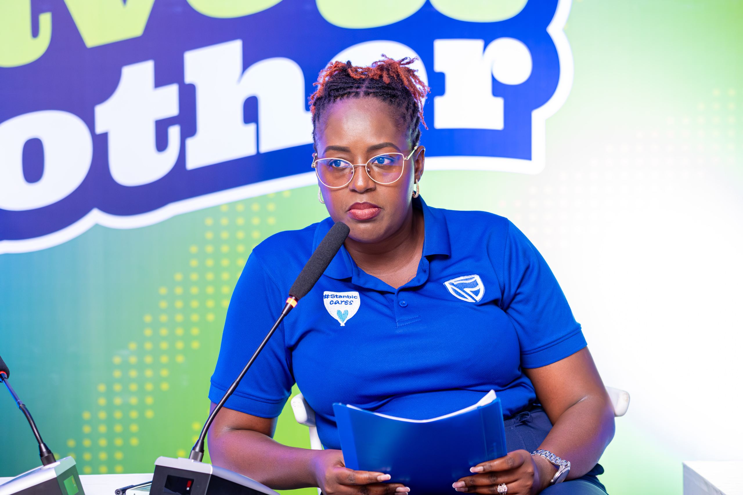 Stanbic Bank’s Lois Kwikiriza, Senior Marketing Manager speaking during a panel Stanbic Bank's Lois Kwikiriza, Senior Marketing Manager speaking during a panel